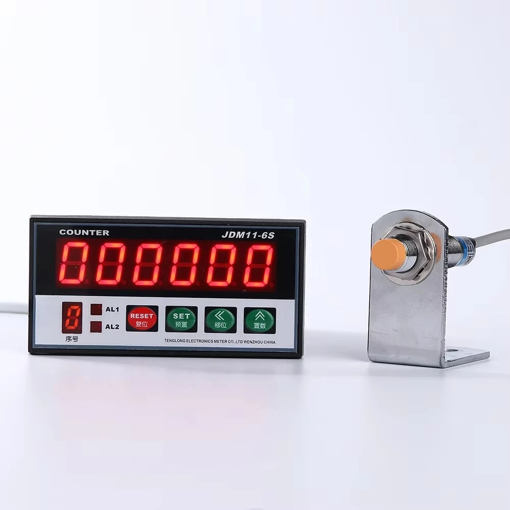High-speed Counting 6 Digit Digital Length Counter Meter with Proximity Switch