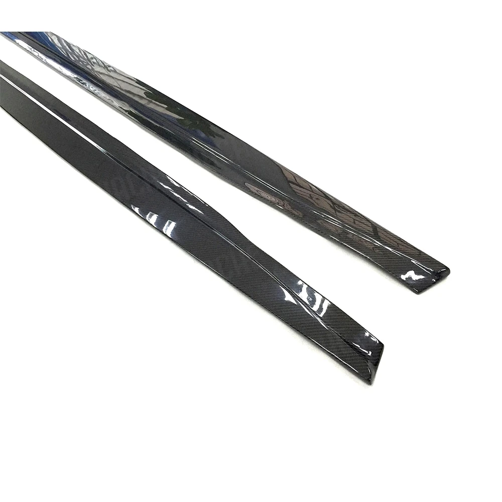 Carbon Fiber Side Skirts Apron Door Lip Cover For Porsche Panamera 970 2014 2015 2016 Car Styling