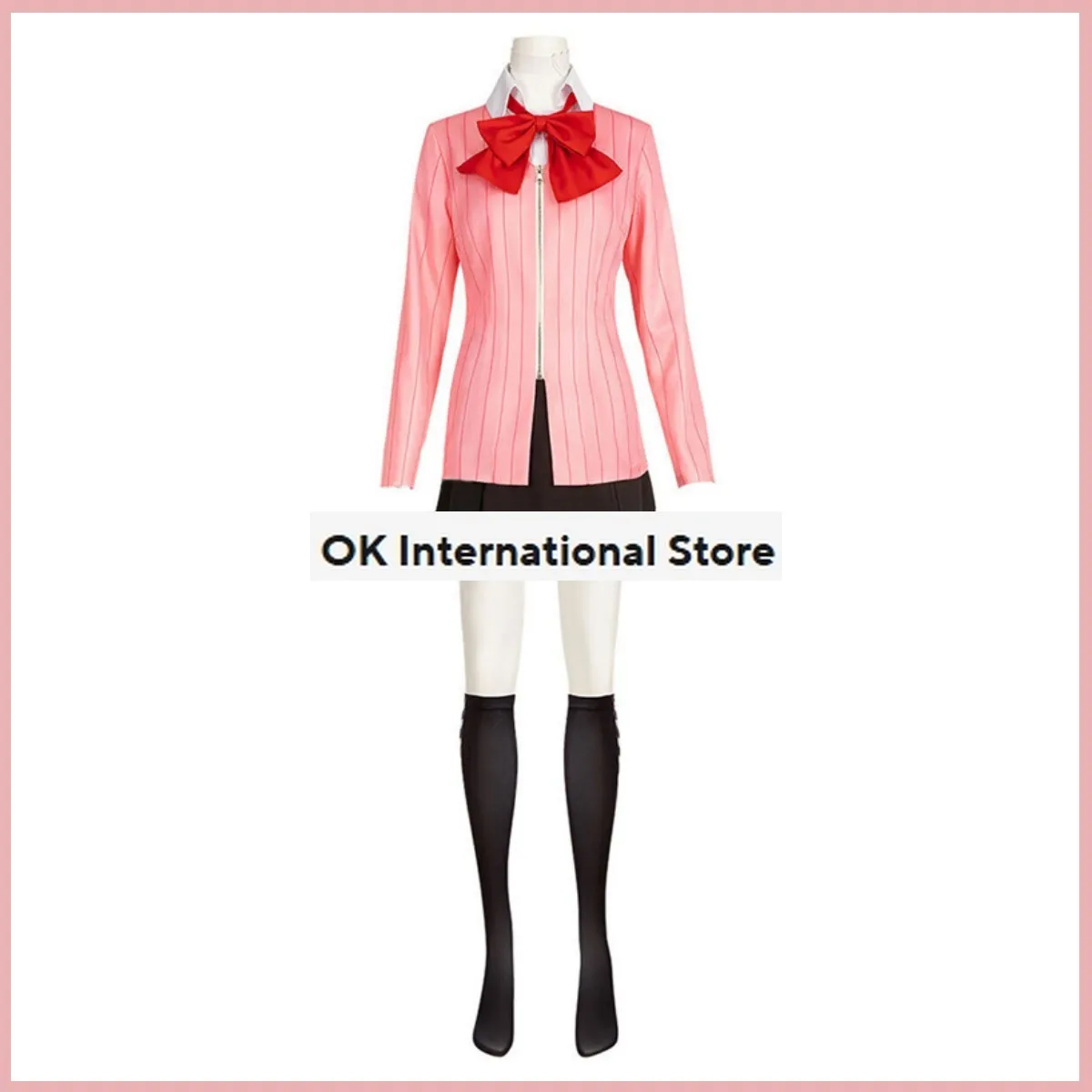 Anime Game Persona 3: Dancing Moon Night Yukari Takeba Cosplay Costume P3 Lovely Pink JK Uniform Woman Carnival Halloween Suit