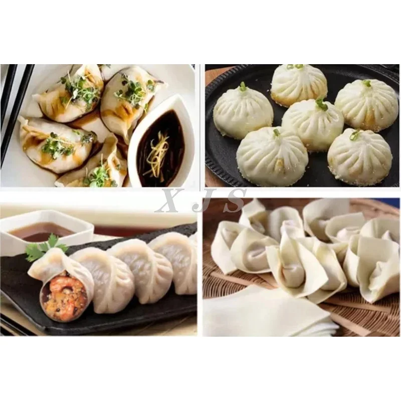 Easy-To-Operate Automatic Wrapping Paper Dumpling Forming Chinese Meat Wonton Skin Making Machine