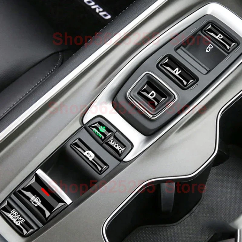 For Honda Accord 10th 2018-2021 Car Switch Frame Lift Panel Button Trim Cover Sticker Car Interior Modification Accessories