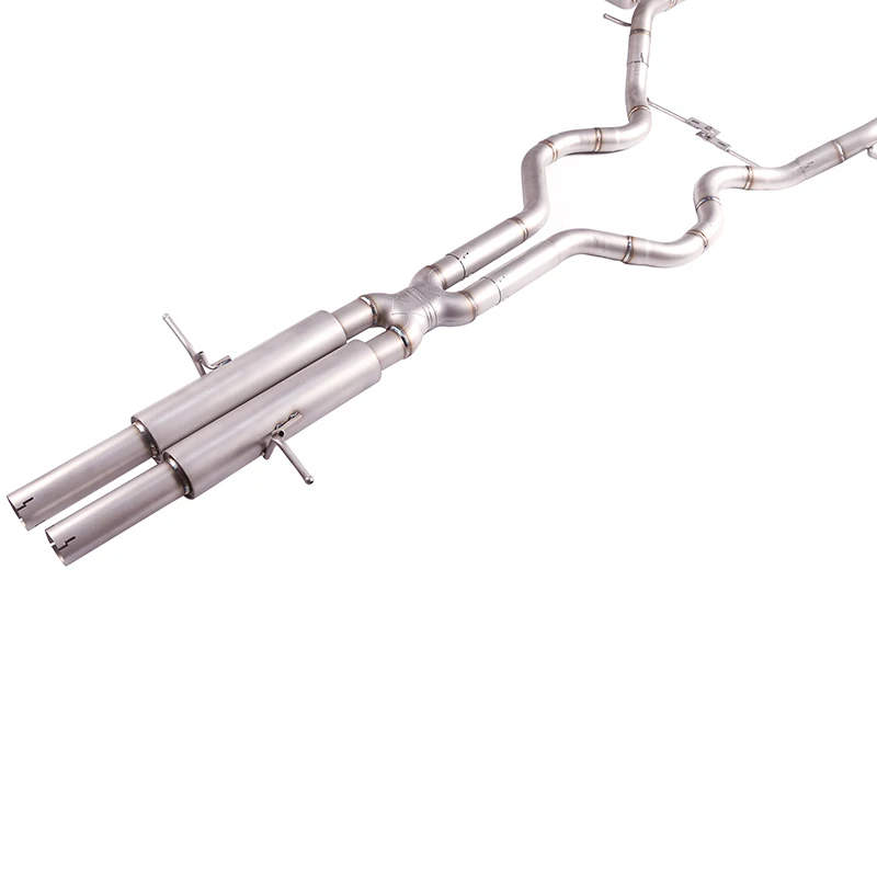 Adatto per silenziatore di scarico Catback Range Rover 3.0 5.0 2013~2018, sistema di scarico con valvola elettrica con telecomando in acciaio inossidabile