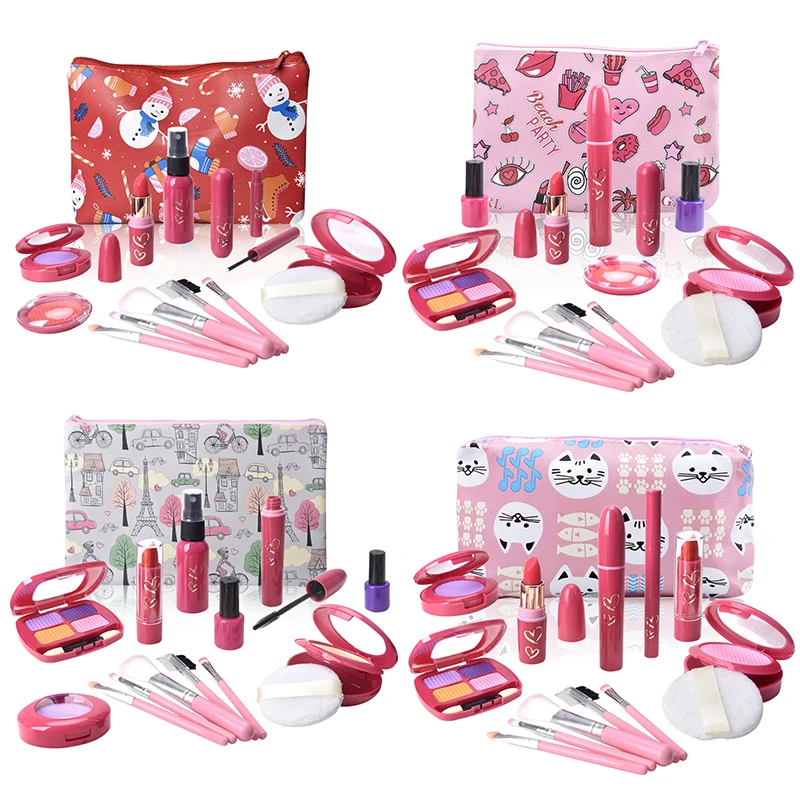 Kinder Make-up Set Für Mädchen – Sicheres & Waschbares Spielzeug-Make-up In Hübscher Tragetasche, Perfektes Geschenk Für Kleine Prinzessinnen Von 4 Bis 12 Jahren