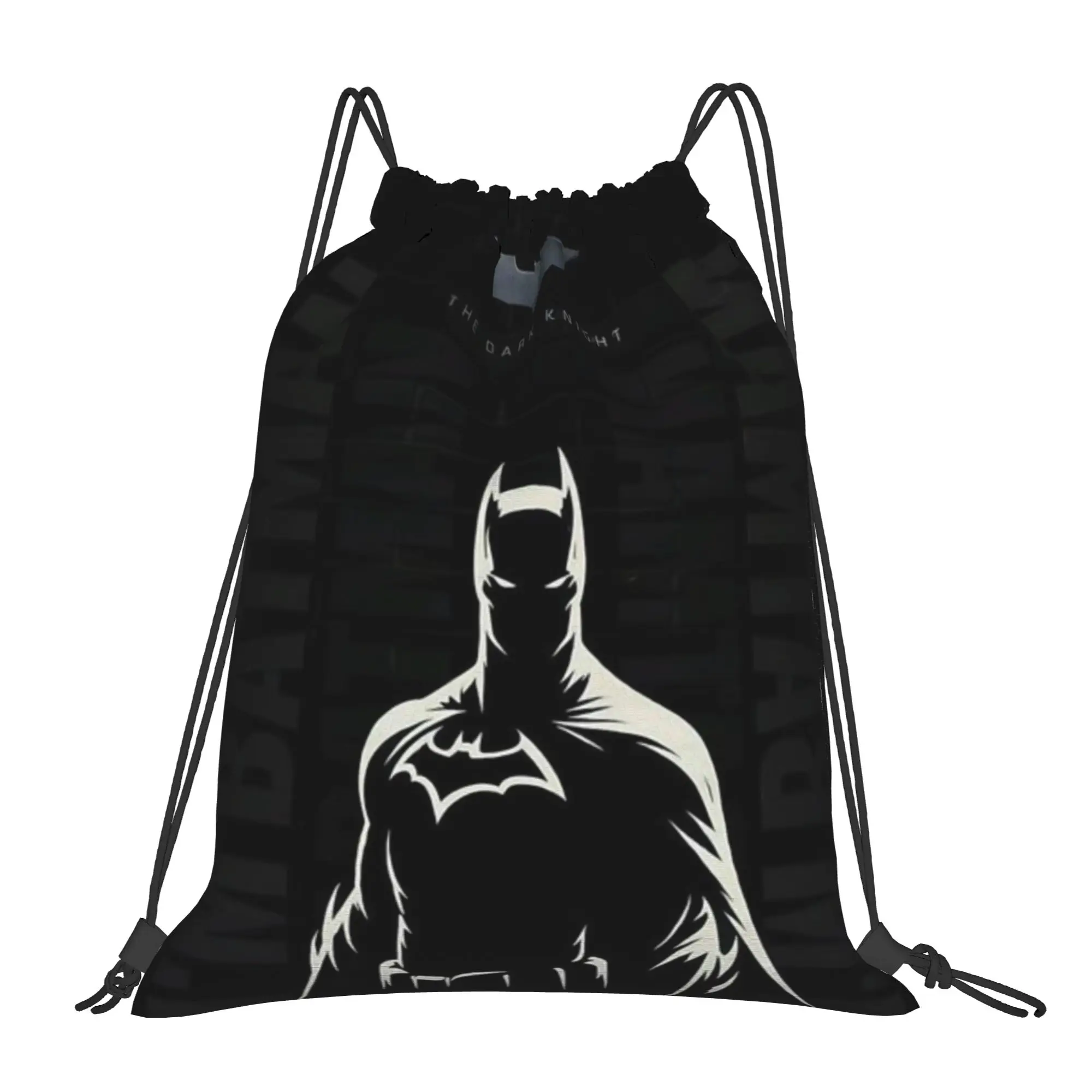 

Heroic Anime Batman Drawstring Bags Gym Unisex Storage Organize Bundle Pocket Rope Bag
