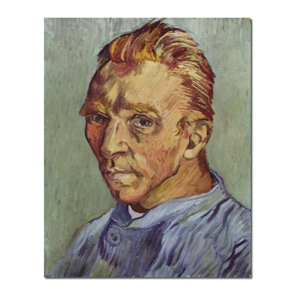 

Canvas Art Vincent Van Gogh Self-portrait Hand Painted Oil Painting Reproduction Modern Artwork Home Office Decor High Quality