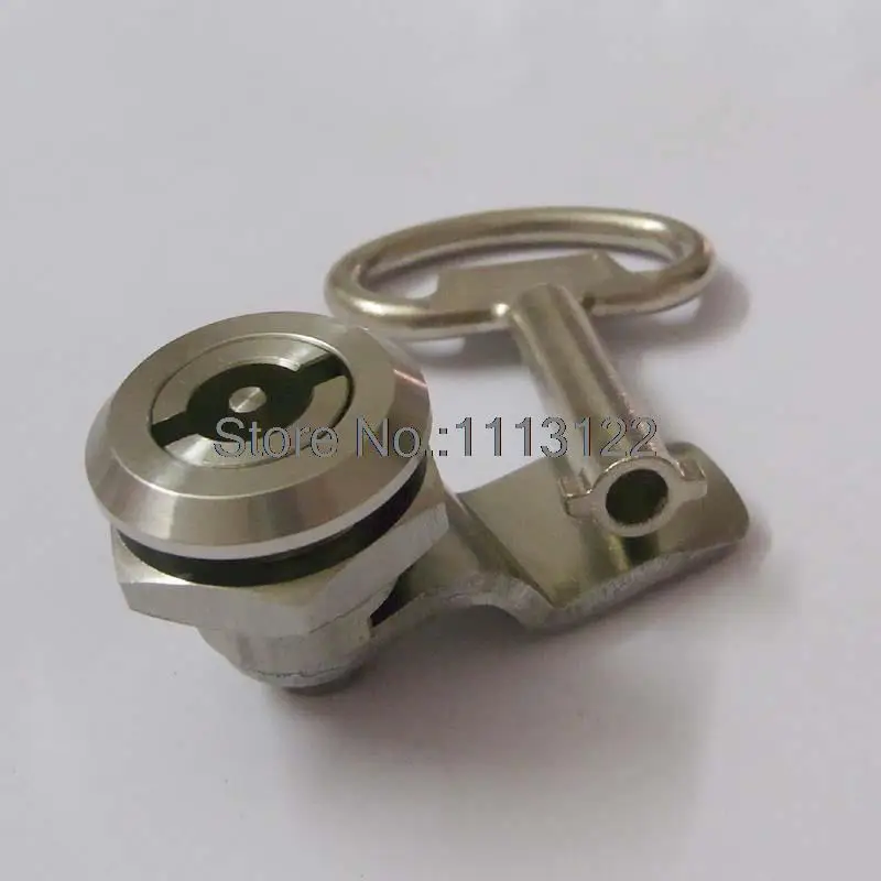 Cerradura de leva para gabinete de acero inoxidable MS705 SUS304, cerradura de leva industrial para armario con llave de doble bit, 1 unidad