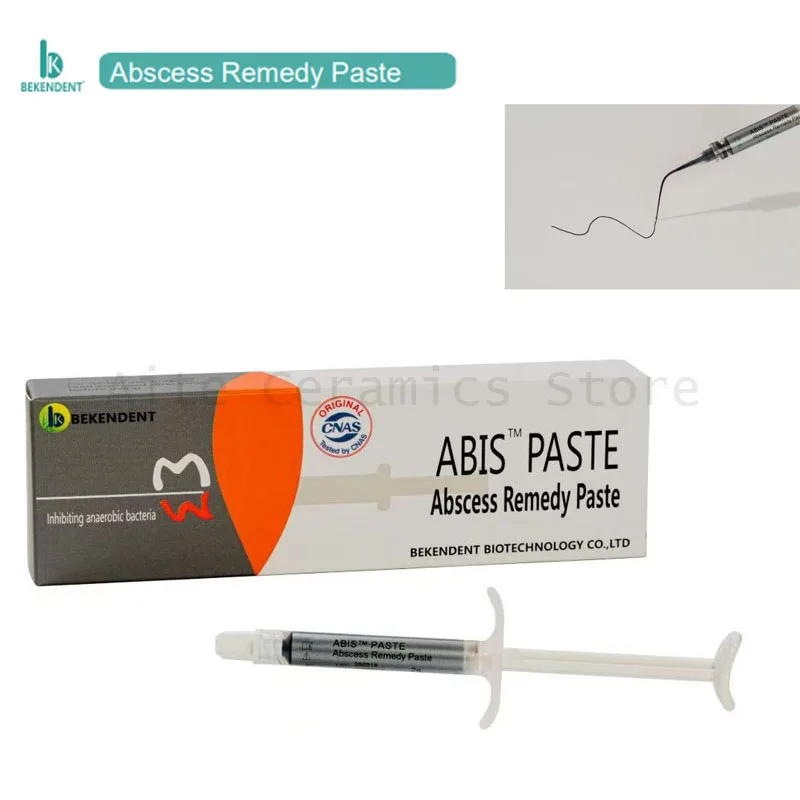 BEIKANG 2g/Tube Dental Oral ABIS Paste Abscess Remedy Antibacterial Gel Paste Agent Injectable Oral Clinic Consumable
