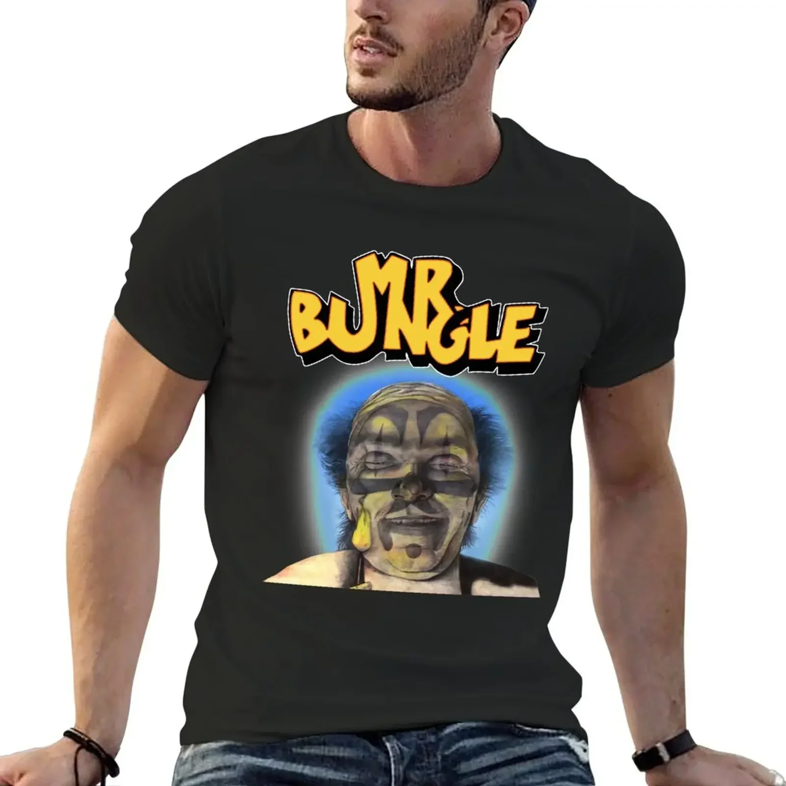 Love Mr Bungle Funny Design T-shirt animal prinfor boys customs summer clothes mens cotton t shirts