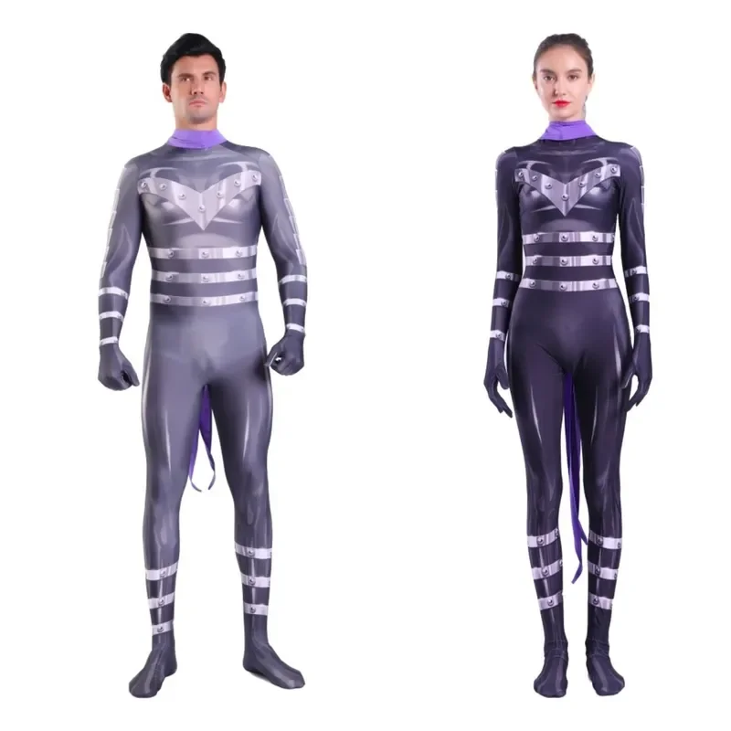 FC6ONE PUNCH-MAN Costume Speed Sonic Zentai Superhero Bodysuit Suit Jumpsuits Halloween Costume for Kids Anime Costumes@FC8！