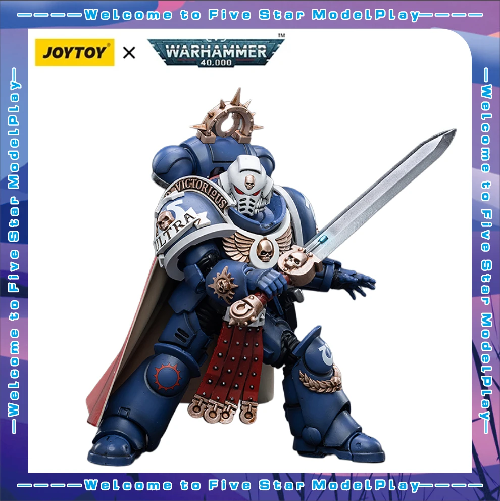 

【FS】JOYTOY Warhammer 40K масштаб 1/18 фигурки героев Ultramarines Primaris Капитан модели игрушки подарки