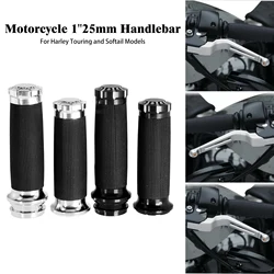 Motorcycle Handle 1''25mm Electronic Grips Handlebar Hand Grips Electronic Throttle For Harley Touring Street Glide Softail Slim