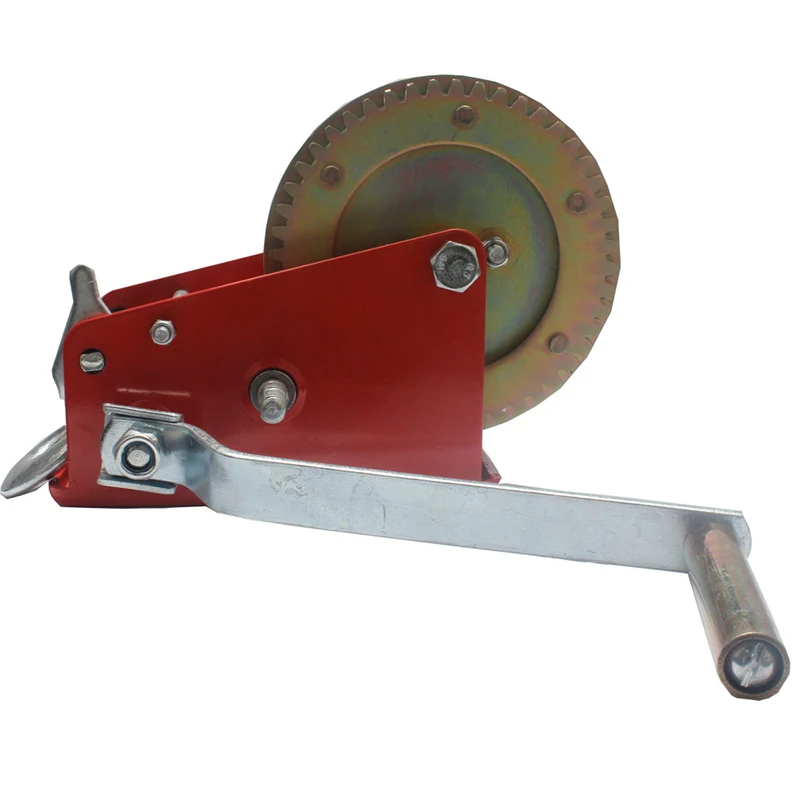 3000 ปอนด์คู่มือ Winch ไนลอน Webbing Winch แบบพกพาติดตั้ง Manual Winch การจัดการสินค้ารถกู้ภัยคู่มือ Winch เครื่องมือ