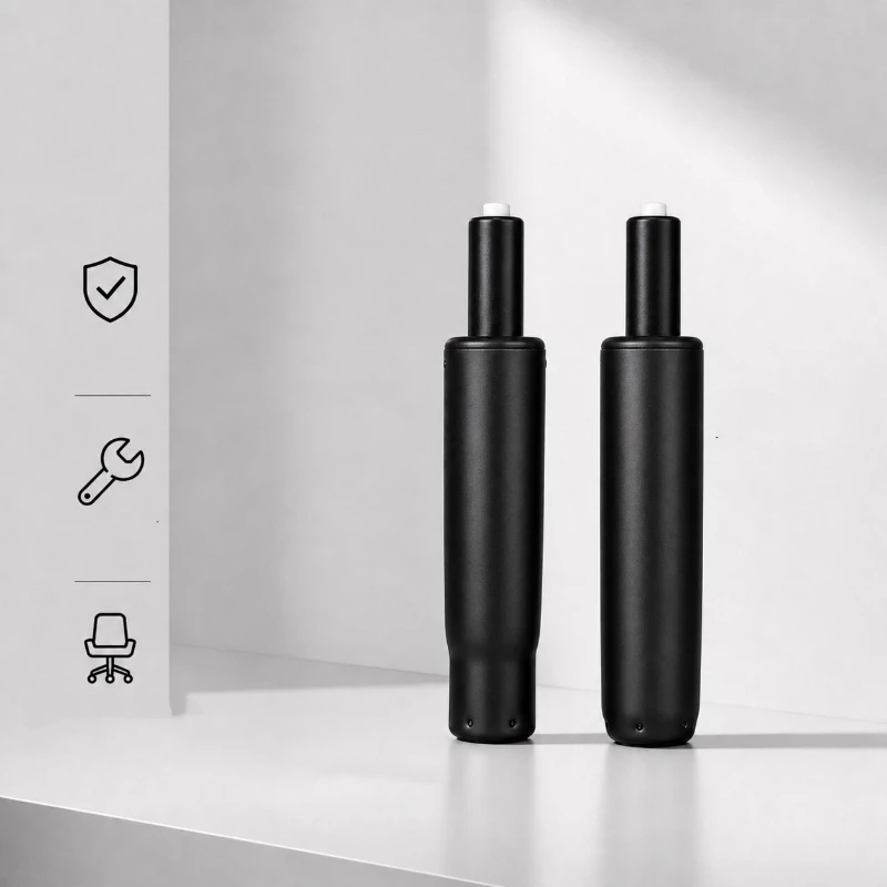 Grade 4 Heavy Duty Gas Lift Cylinder, Black Replacement Parts for Gaming Chair Boss Chair Swivel Office Chair Height Adjustment