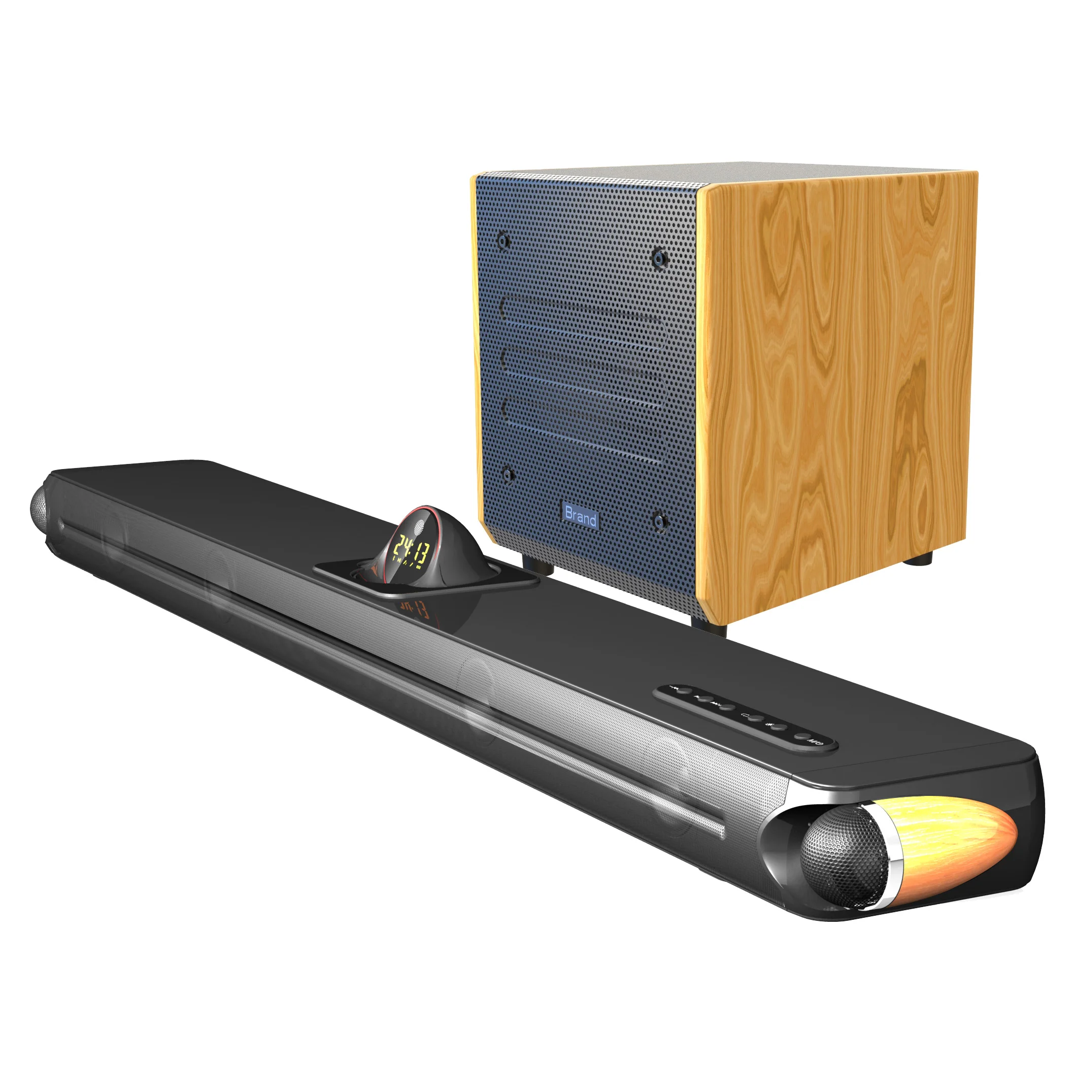 

2.1 CH Bluetooth Indoor Home Theatre Soundbar With Built-in Subwoofer for Home Theater