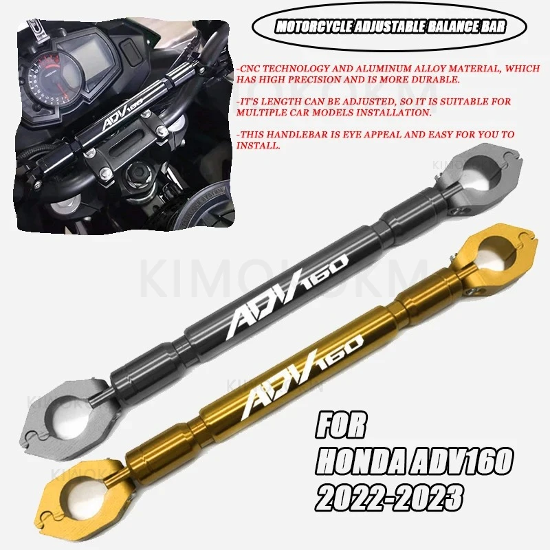 

For ADV160 160ADV ADV 160 ADV 2022 2023 Motorcycle Accessories Balance Bar Handlebar Crossbar Levers GPS Phone Holder Part