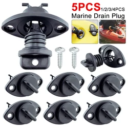 1-5PCS Multifunctional Boat Marine Yacht Raft Drain Hole Bung Plug Dinghy Canoe Boat Oval Drain Plug Marine Hardware Accessories
