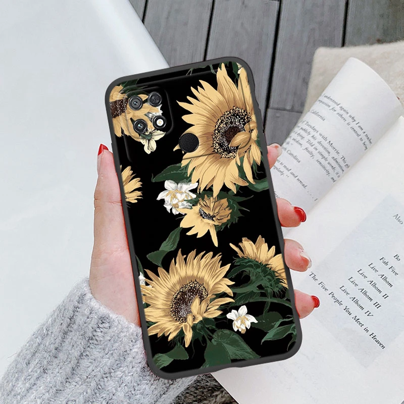 Custodia in Silicone per Poco C40 PocoC40 C 40 custodia protettiva morbida TPU Cute Cartoon Cat Owl Coque Bags Funda per Xiaomi Poco C40