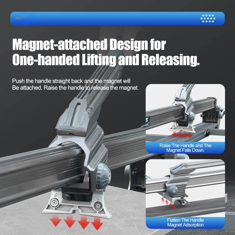 New Manual Tile Cutter Infrared Laser Positioning Floor Cutter Push Knife Professional Hand Tool for Cutting Porcelain Ceramic