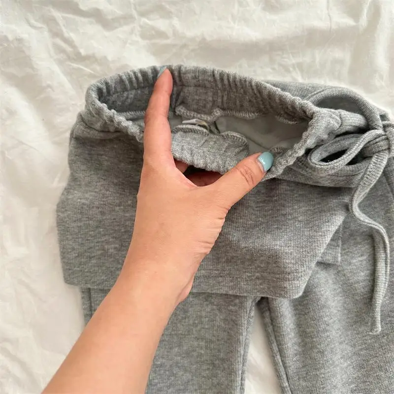 2026 Herbst 1-6 Jahre Mädchen Schlaghosen BELLBELL Kleinkind Mädchen Fake Two-Piece Schlaghosen – Detail 14