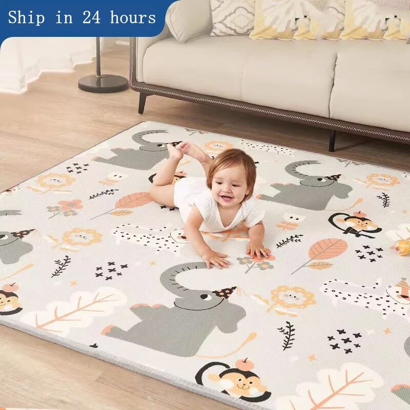 Non-toxic 1CM Thick EPE Baby Activity Gym Baby Crawling Play Mats Carpet Baby Game Mat for Children\'s Safety Rug Folding Sending