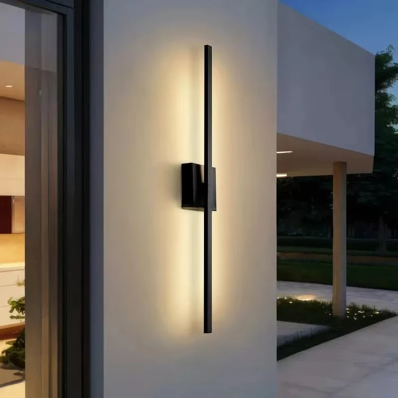 Modern Minimalist Indoor/Outdoor Light Emitting Diode Wall Lighting Strip Decorative Wall Lighting