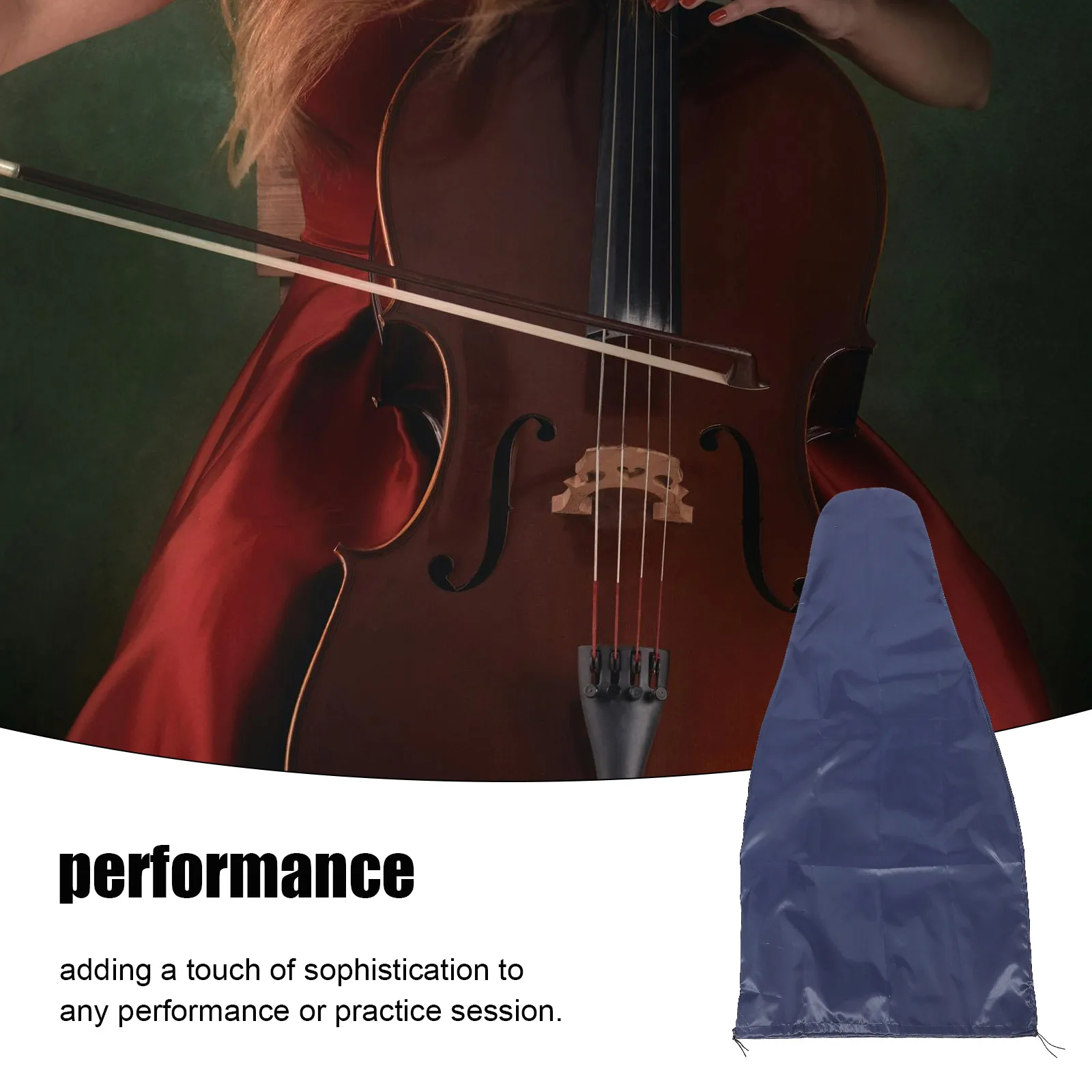 

Sophisticated Cello Case Cover Dust Protector Anti Scratch Shield Lightweight Portable Instrument Protection Accessory