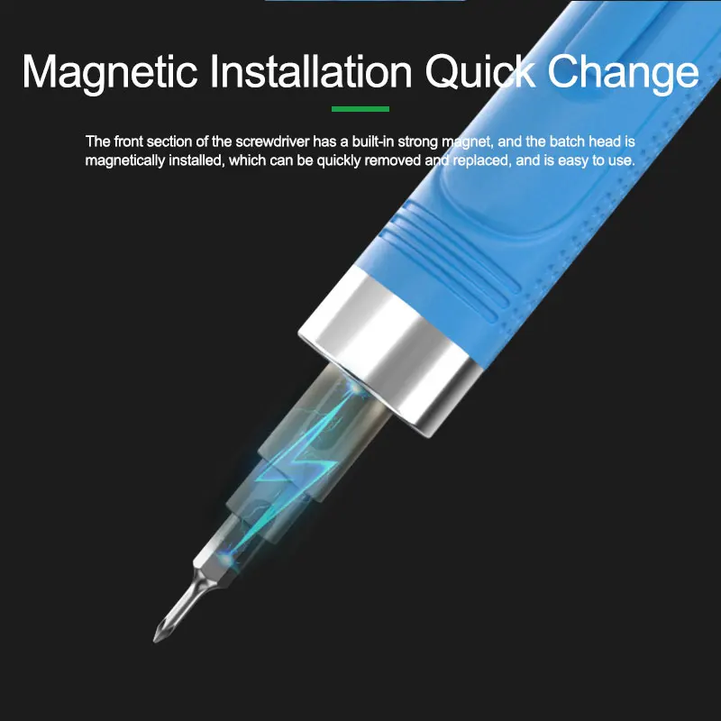 RELIFE SD-22E Precision Electric Screwdriver 6 Types of 10 Precision Bits Rechargeable Lithium Battery Type-C  Strong Power