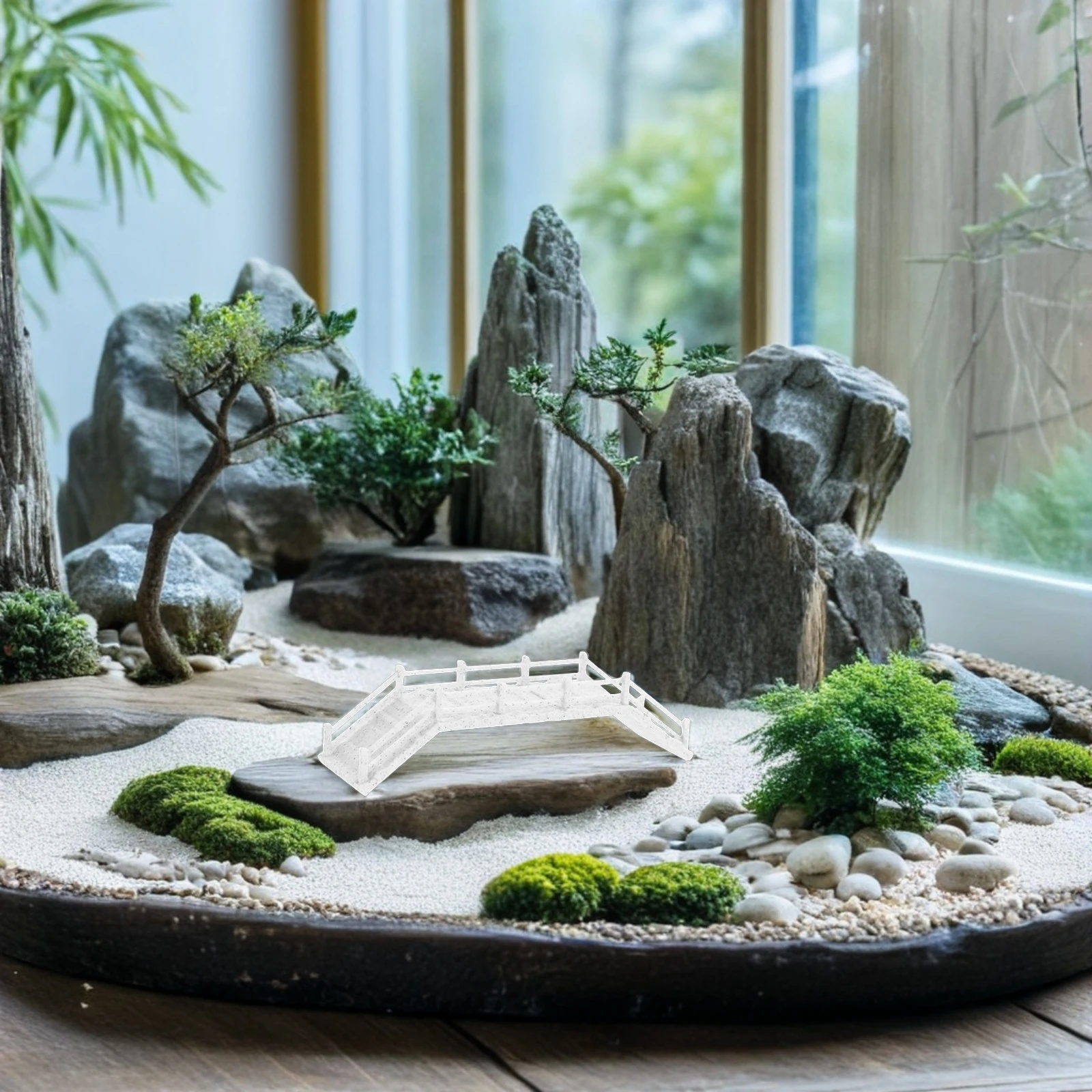

Landscape Arch Bridge Ornaments Bonsai Garden Accessories Ancient Miniature Plastic for Fairy Statue