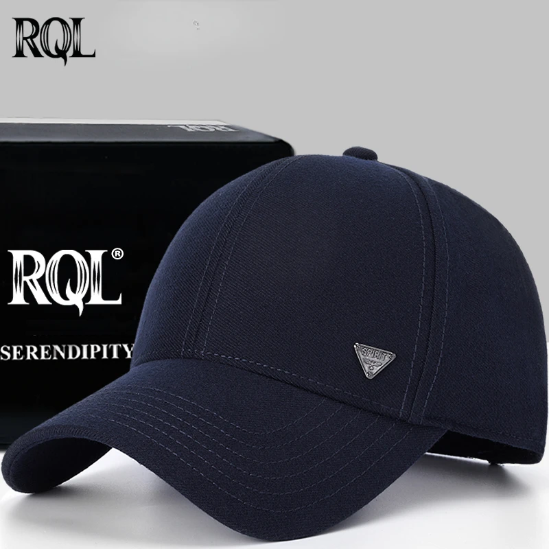 Sports Golf Hat Sun Hat Winter Structured Baseball Cap for Men Women  Snapback Trucker Hat Hip Hop Male Fashion Navy Blue Warm