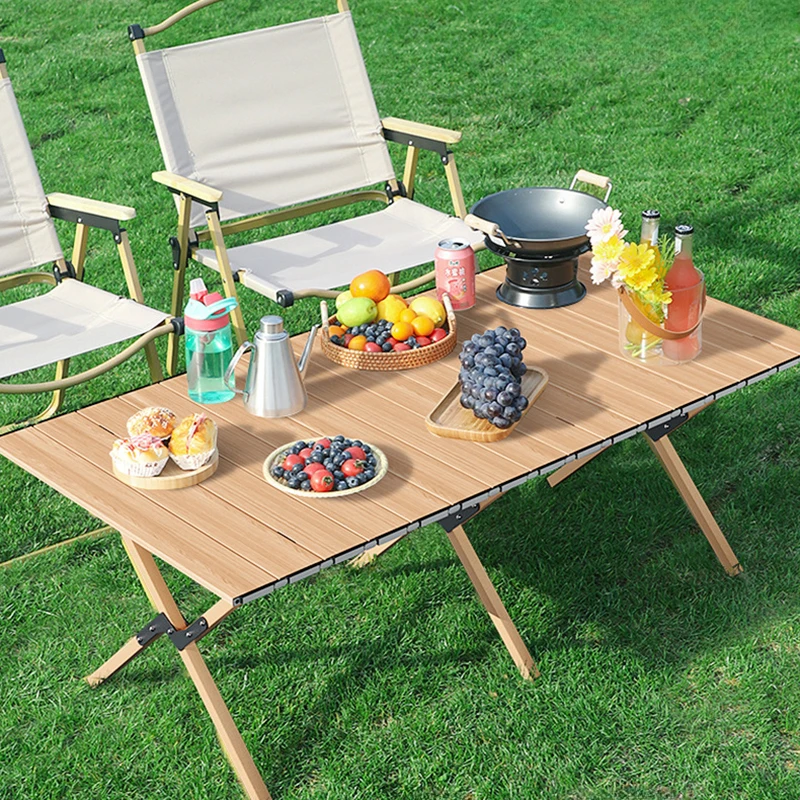 

Folding Camping Outdoor Tables Picnic Garden Parasol Sedentary Outdoor Tables Coffee Veranda Side Patio Furniture Muebles FYOT