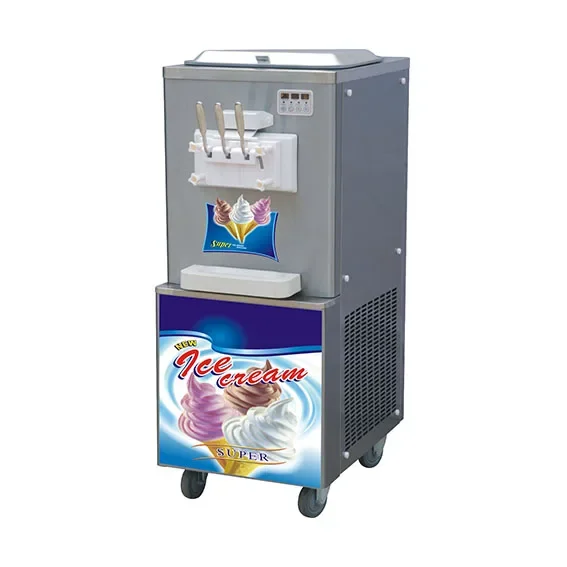 Commercial Standing Luxury Stainless Steel Soft Serve Ice Cream Machine Maker Ice Cream Machine