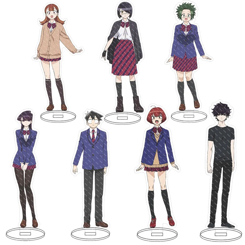 16CM Anime Acryl-Standfigur Komi Can't Communicate Komi Shōko Tadano Hitohito Osana Najimi Cosplay-Figur Ornamente Geschenke