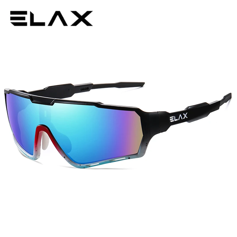 ELAX Brand New Sunglasses Men Women Sun Glasses Fishing Eyewear UV400 Cycling Hiking Baseball Softball Outdoor Sport Goggles