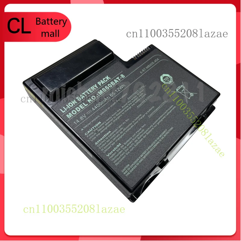 

Genuine M860BAT-8 Battery for Clevo 6-87-M860S-4P4 M860TU Series
