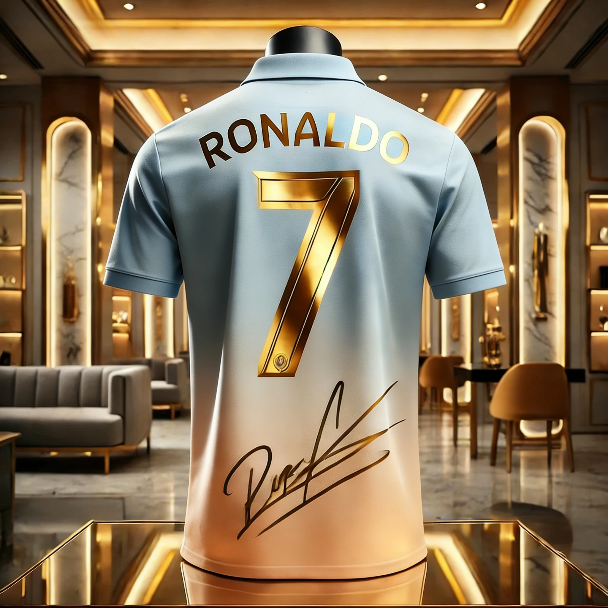 Modelo 2026 POLO Cedar, Edición Conmemorativa del Número 7 de Ronaldo, Estilo Casual de Negocios, Deportivo y para Exteriores