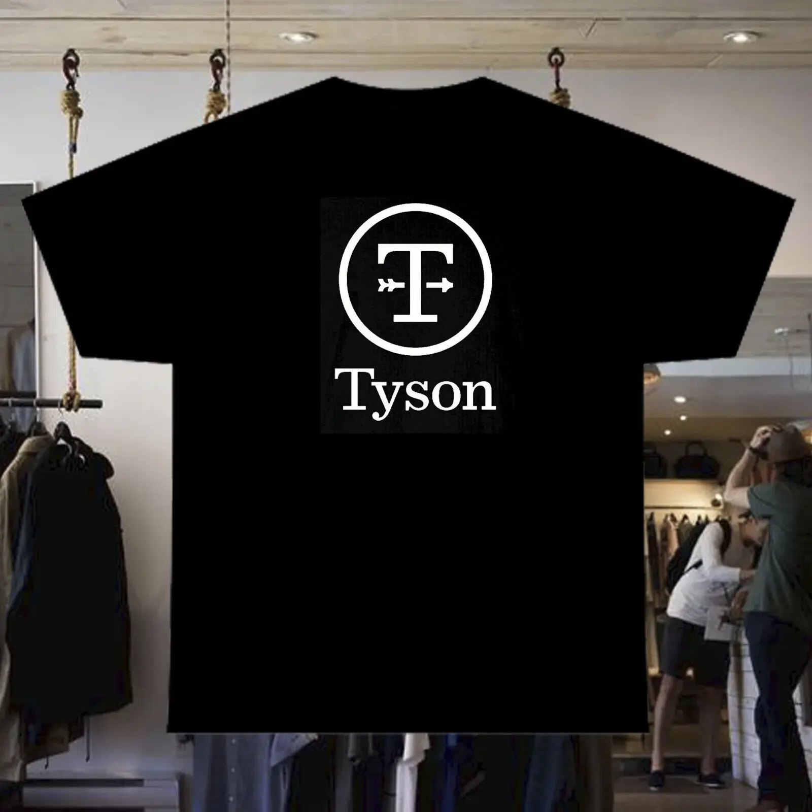 New Tyson Foods Men's logo t shirt S-5XL USA Tee Size