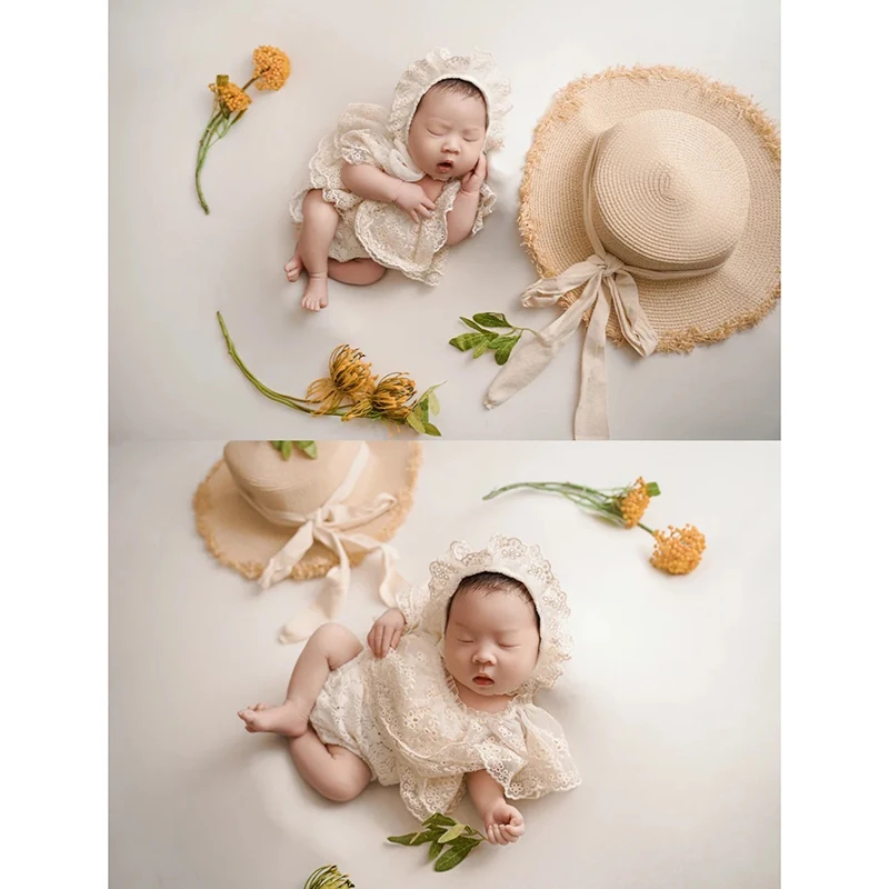 신생아 사진 촬영 레이스 의상 보름달 사진 산후 사진 촬영 의상 신생아사진   ベビー　コスチューム