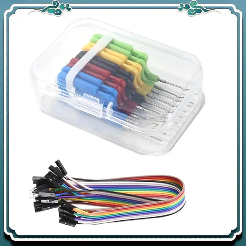 1Set Chip Universal Test Hook Bios Burn-In Clips Solder-Free DAD Wire Sdk08 Double Hook Ic Logic Analyzer Clips