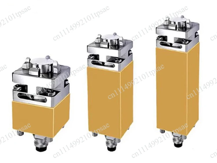 56mm Precision CNC Carving Small Copper Male Manual Chuck Square Electrode Holder for EDM Spark Machines ER Interface