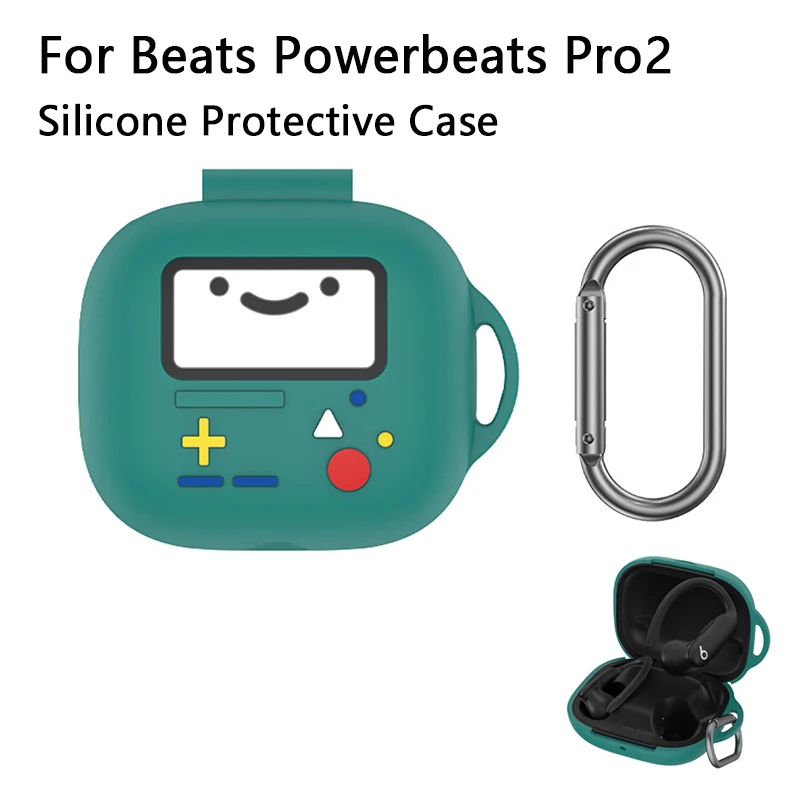

Cute Green Silicone Case for Beats Powerbeats Pro2 Earphones, Adorable Protective Cover