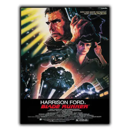 1e,BLADE RUNNER METAL SIGN WALL PLAQUE Film Movie Advert poster print mancave decor