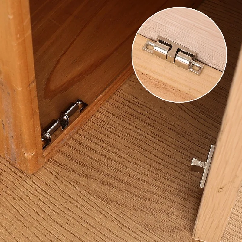 Wholesale Furniture Door Hinge Adjustable Spring-Loaded Double Roller Latches Furniture Cabinet Closet Door Lock Hardware Tools