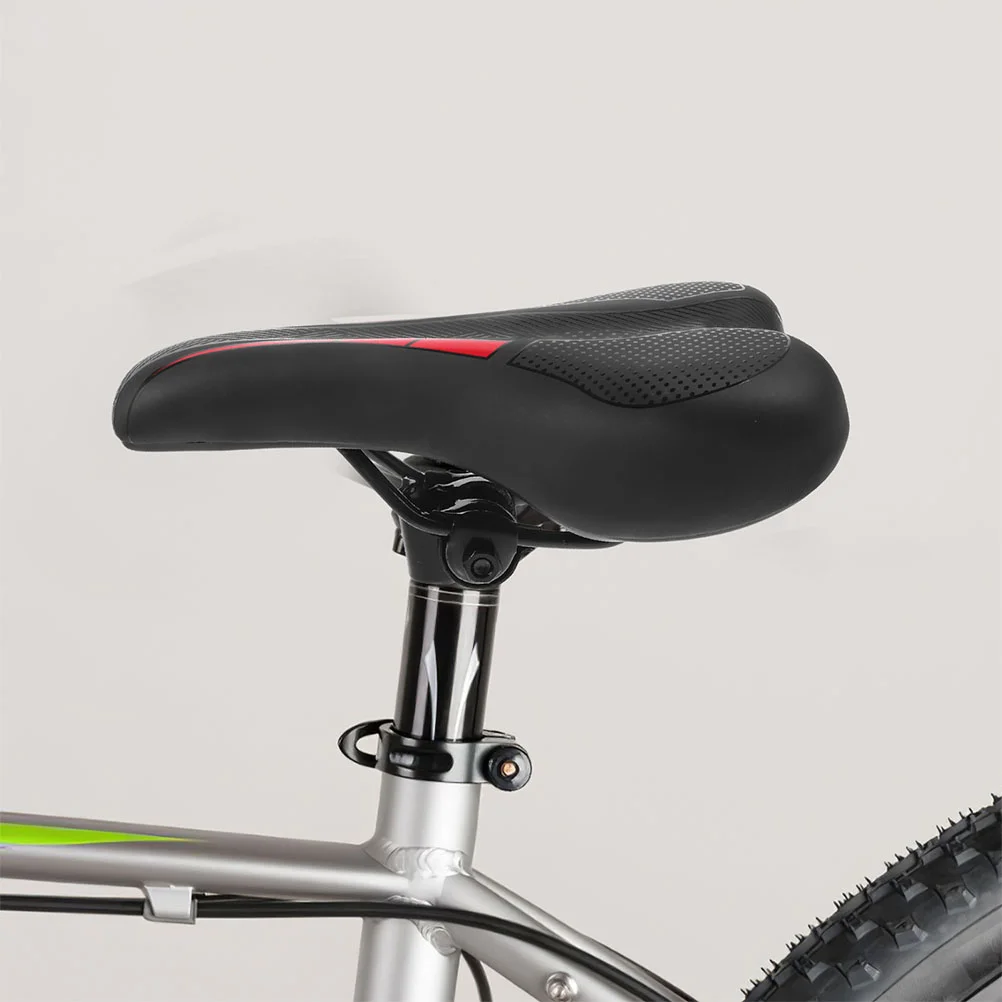 

2Pcs Bicycle Seat Pad Mountain Bike Saddle Replacement Parts Black Stable Waterproof Comfortable Long Time Cycling