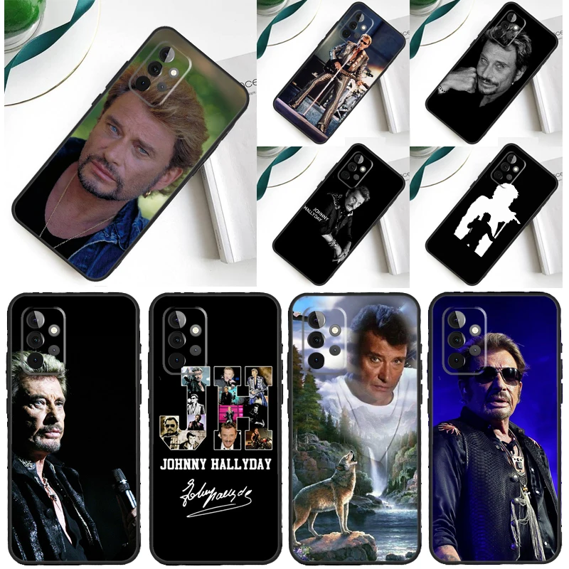 Johnny Hallyday Case For Samsung Galaxy A54 A34 A24 A14 A12 A22 A32 A42 A52 A72 A52S A51 A71 A13 A53 Cover