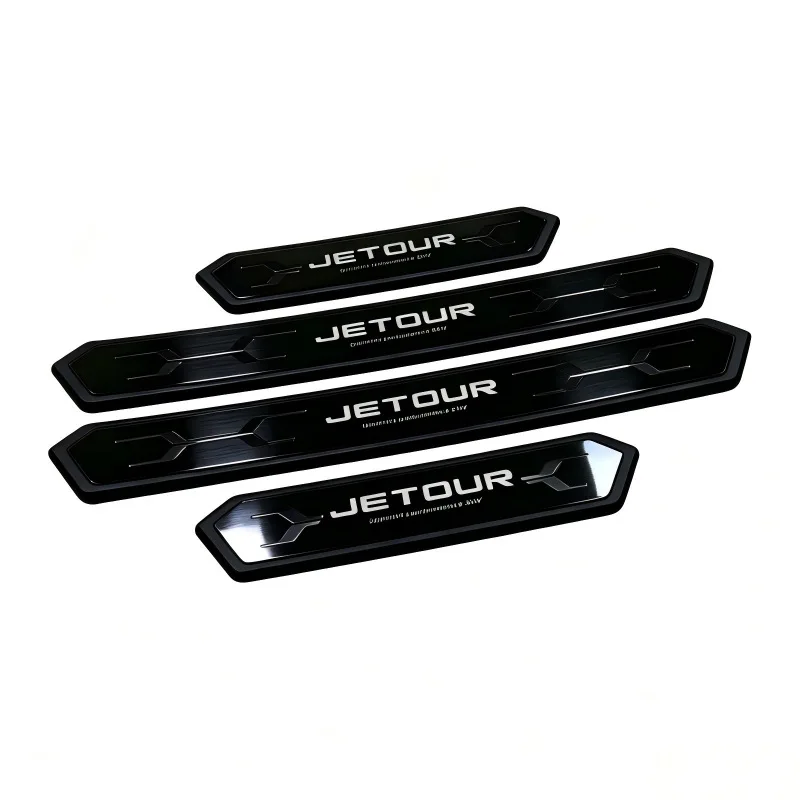 For Jetour Traveler Dashing x90 x95 T1 T2 x70 G700 Car Door Sill Plate Platic Stainless Steel Protection Pedal Auto Part Inerior
