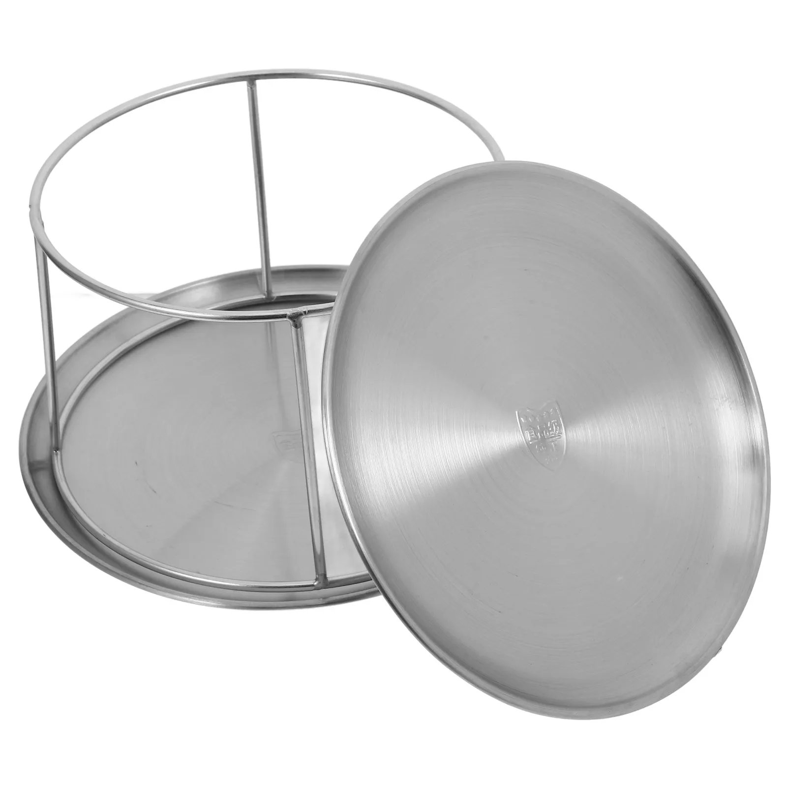 

Стойка для выставки товаров из морепродуктов из нержавеющей стали, двухслойная, сашими, устрица, креветки, краба, башня, держатель для шведского стола, сервировочный поднос, декоративная тарелка