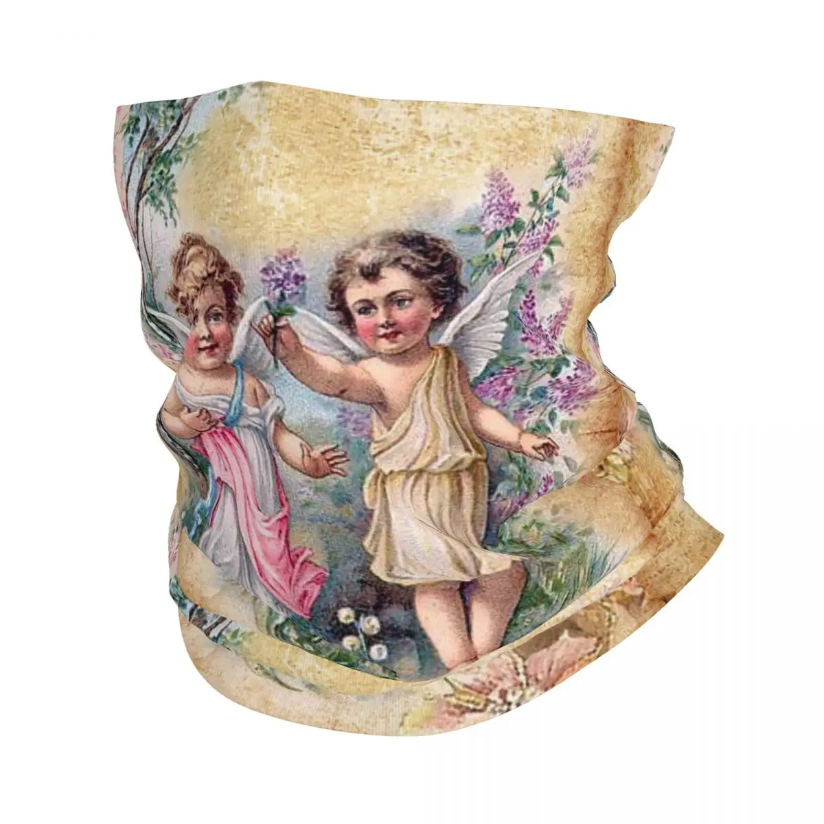 

Изготовленные на заказ викторианские гетры с ангелом для женщин и мужчин, ветрозащитный зимний винтажный шарф-бандана с ангелом для пеших прогулок