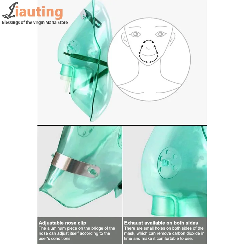 1 Uds. Mascarilla facial de ox - Oxygen Mask Non-Rebreather reseña y precio