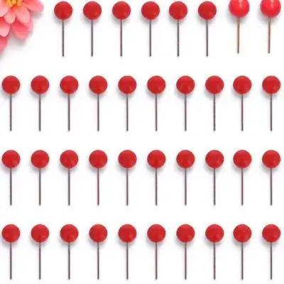 

600Pcs Red Plastic Thumbtacks Push Pins for Maps Cork Board Marking Pins Office Home Tacks for Cork Board Map Thumb Tacks
