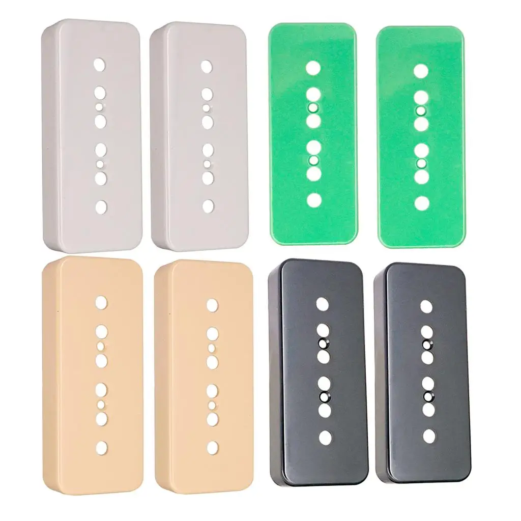 2 Pcs P90 Sopabar Pickup Covers Single Coil 50/52mm for